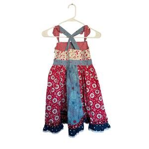 Matilda Jane Jolene Dress - 4th of July Print Mix